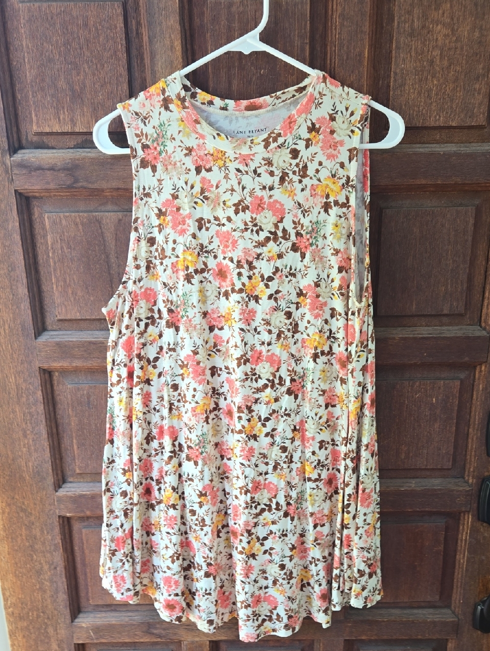 Lane Bryant Size 14/16 Sleeveless Shirt Dress